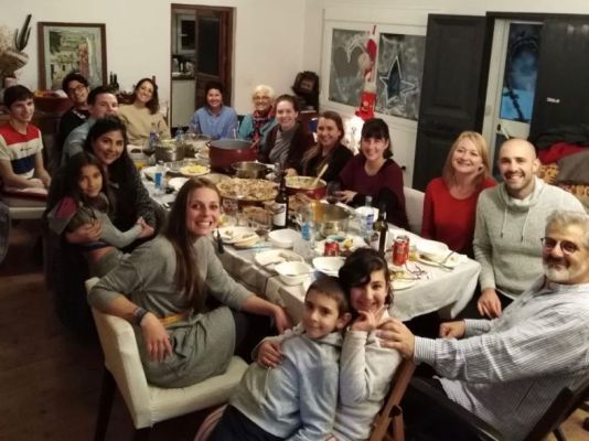 Ubrique: International teachers at ELC director's home